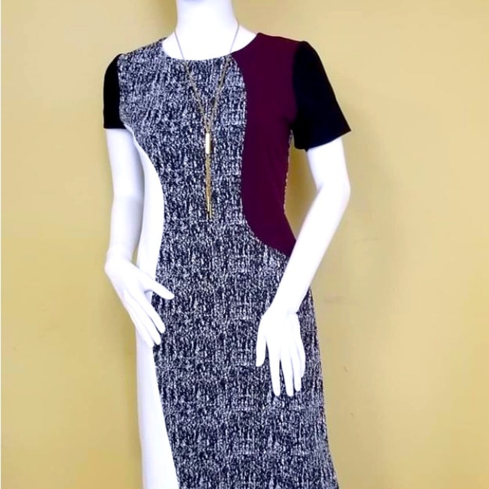BEAUTIFUL NEW DRESS, JUST TAYLOR, SIZE 4, MULTICOLORED.